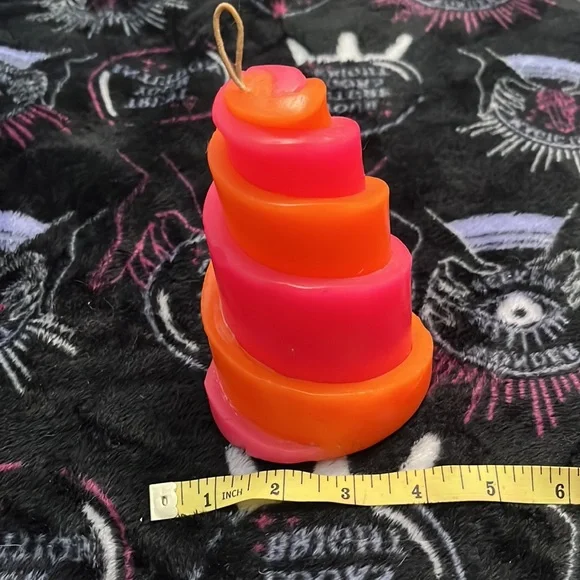🧿🧿🧿 SOLD🧿🧿🧿 TRIPPY Psychedelic BLACK 💡 LIGHT 🌀 CANDLE 🕯️ VINTAGE GLOWS - Picture 5 of 5